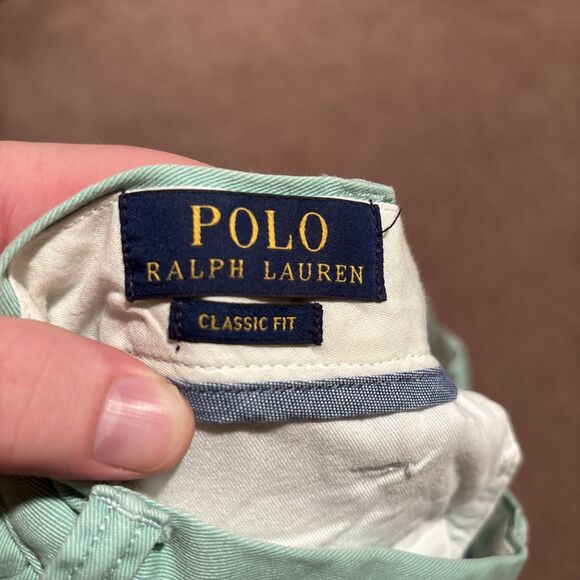Polo Ralph Lauren Bedford Classic Fit Chino Jogger Pants Mens 40x30 Mint Green - Picture 9 of 12
